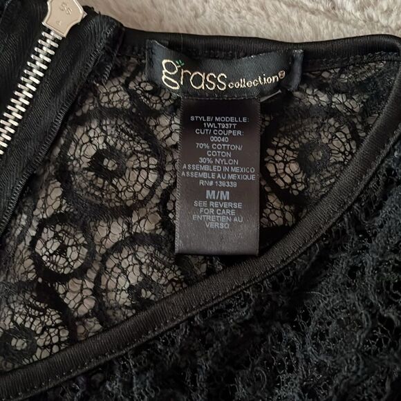 MM36 Grass collection lace patterned sheer blouse - Picture 7 of 7